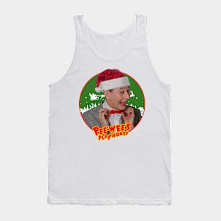 Pewee Herman Christmast Tank Top